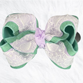 Seashell mermaid specialty lace bow