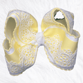 Yellow and Luxe Lace - Little Miss Mango Ribbons